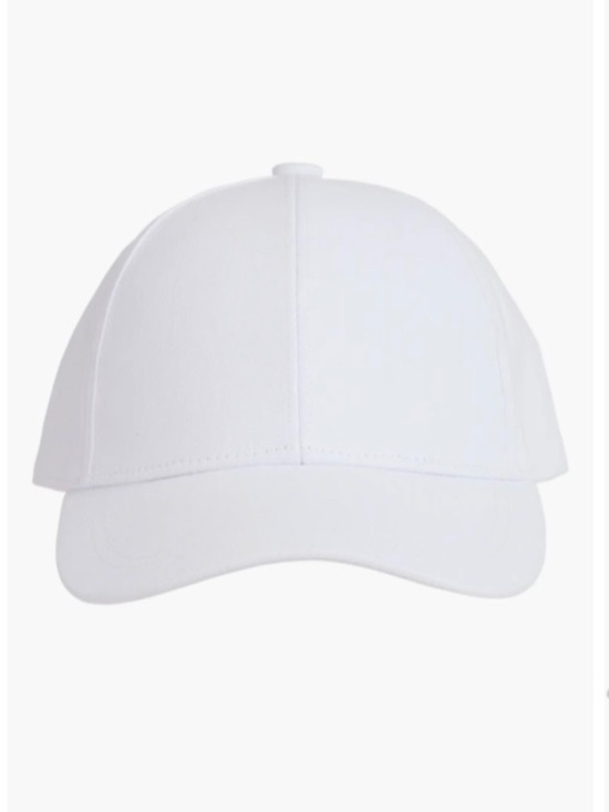 Bruno Magli Twill White Baseball Cap in L/XL - NEW main image 6